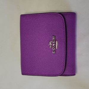 Coach wallet in purple